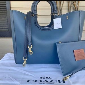 Coach Rae Tote NWT B4L6L STUNNING!! Dark Denim
